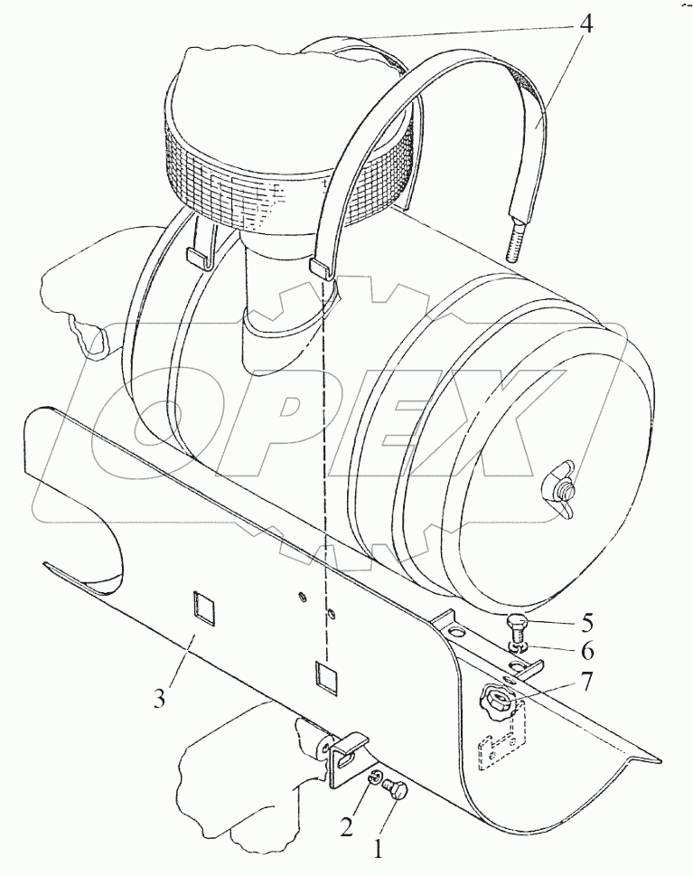 Установка воздухоочистителя