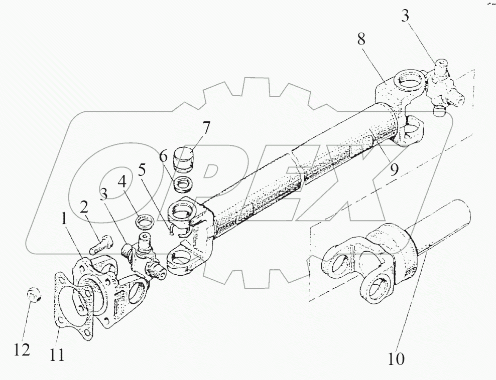 Привод карданный