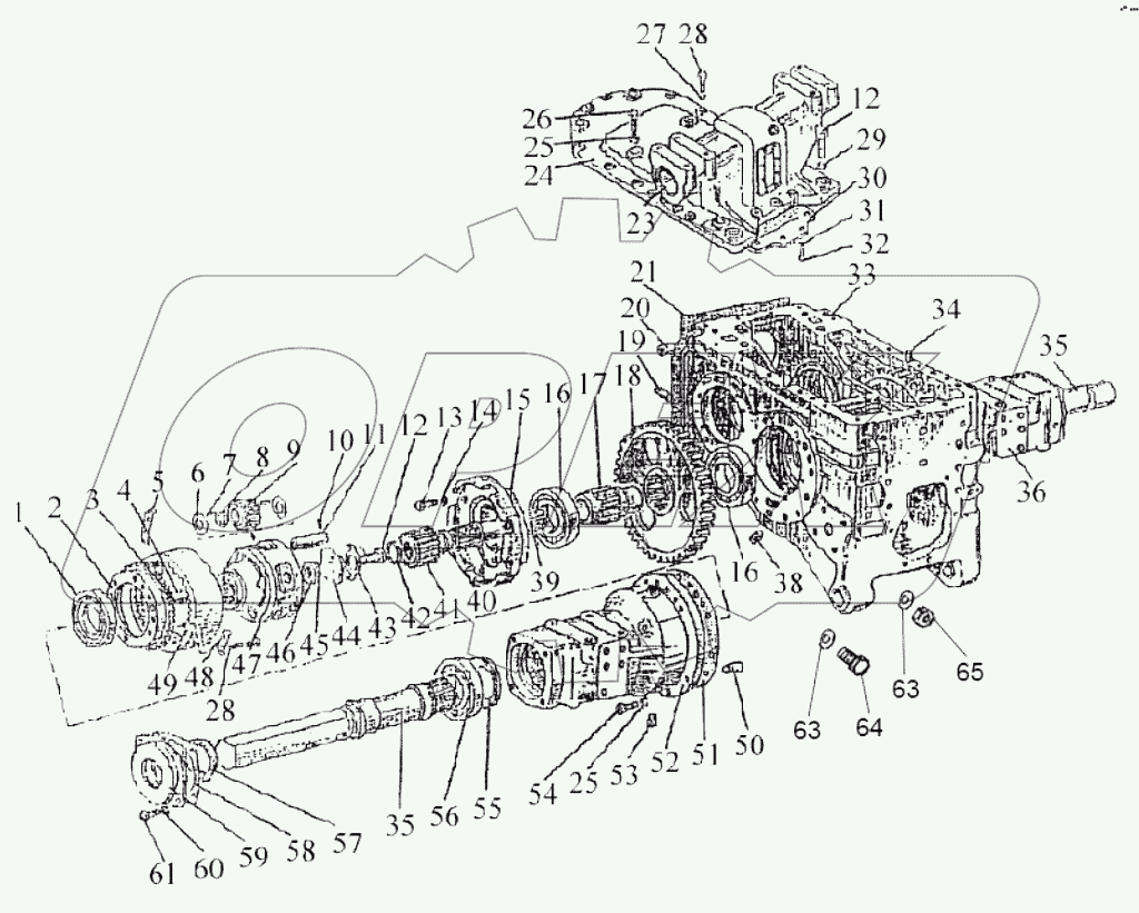 Корпус заднего моста