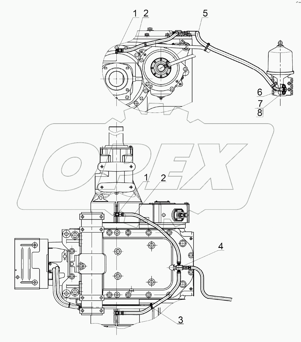 Система смазки заднего моста