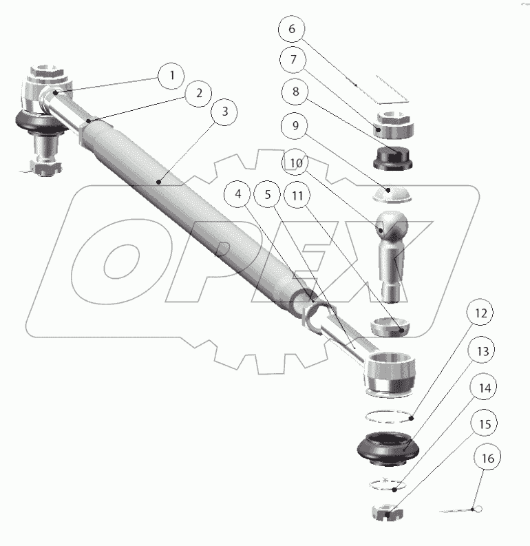Тяга рулевая