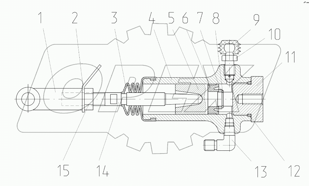 Цилиндр рабочий