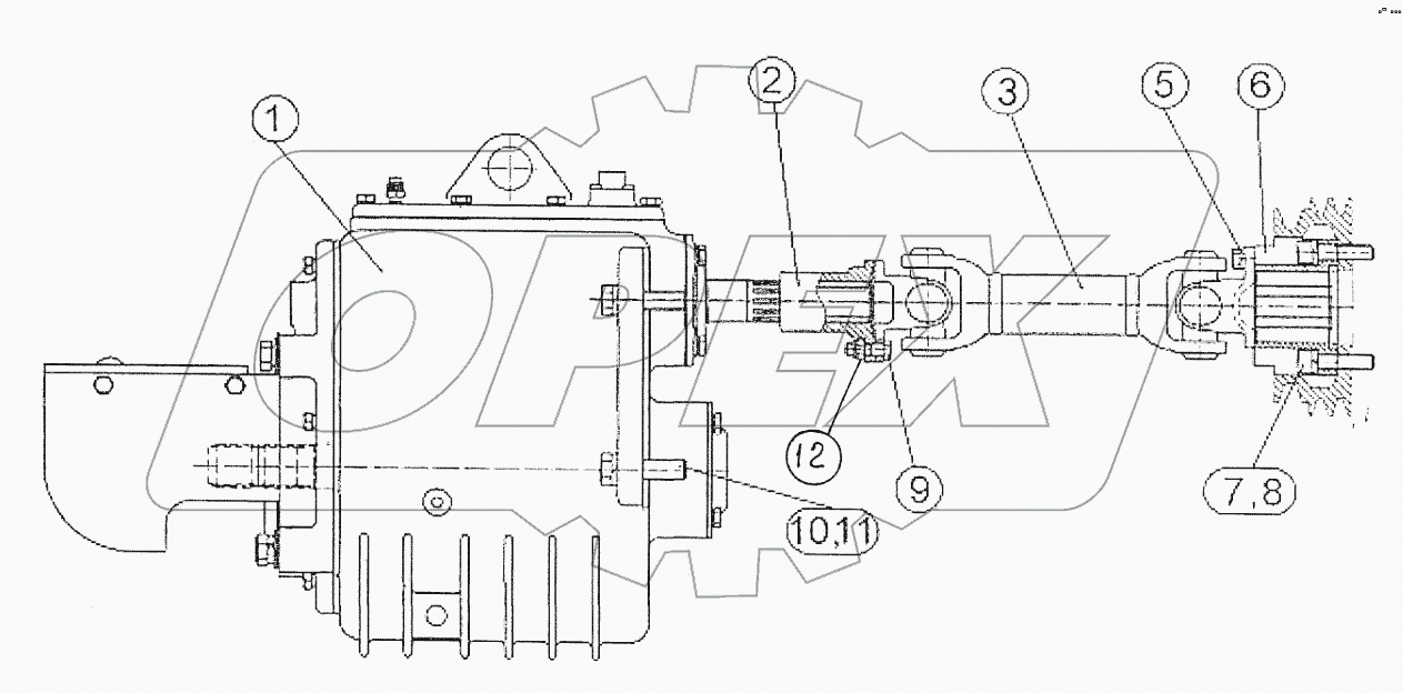 Передний ВОМ