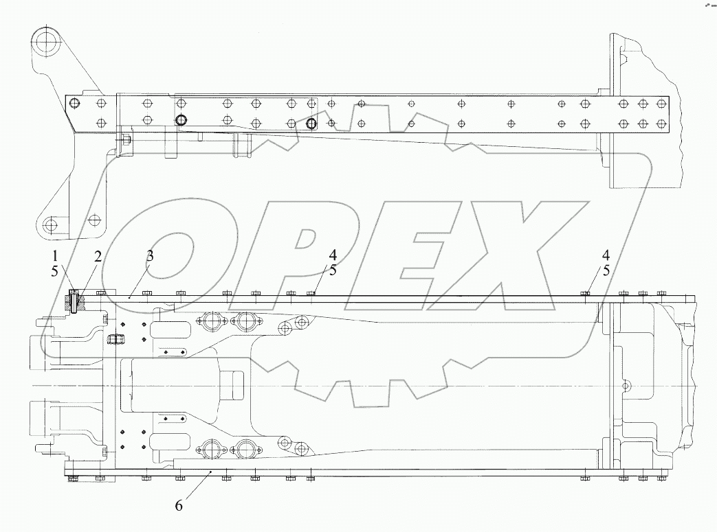 Установка кронштейна передней навески