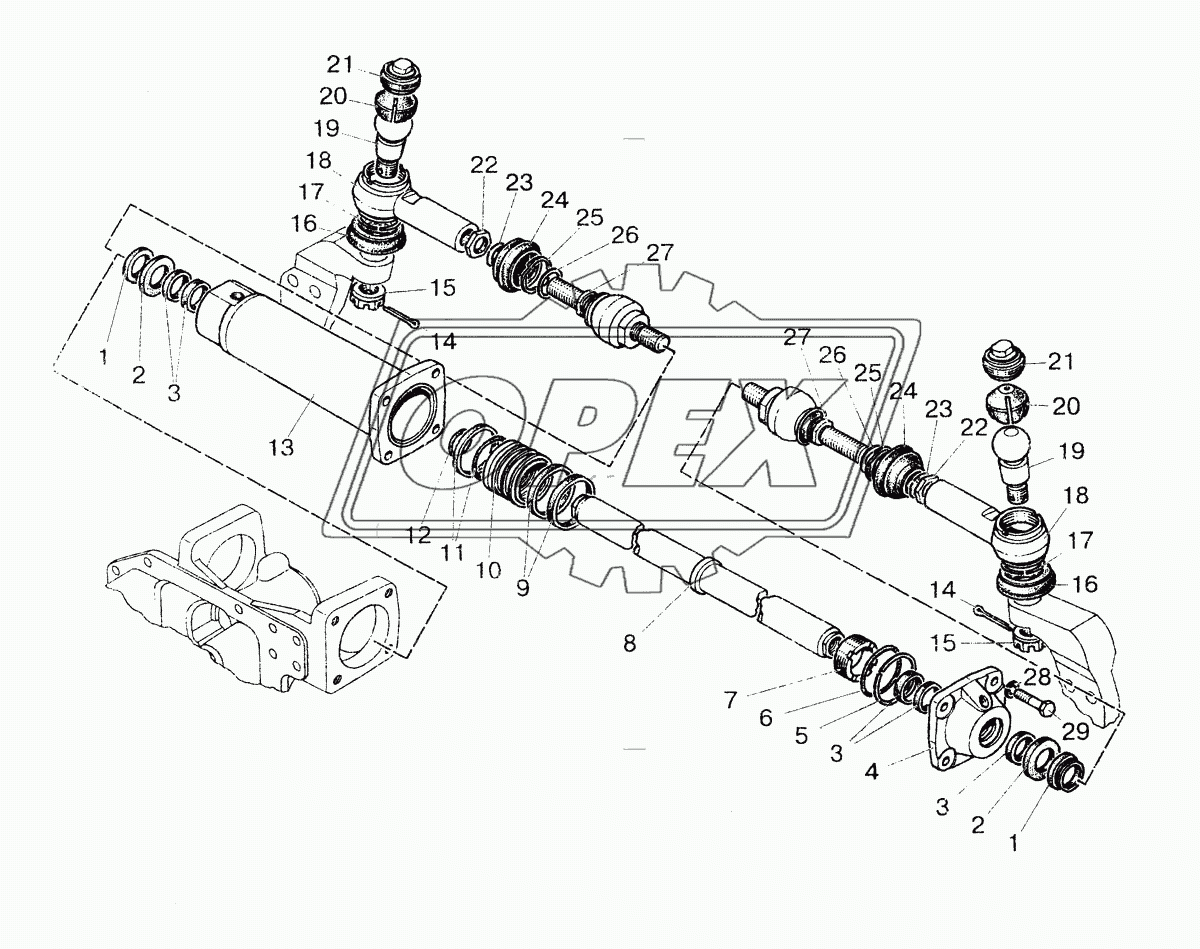 Механизм поворота