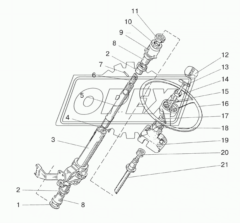 Колонка рулевая 2