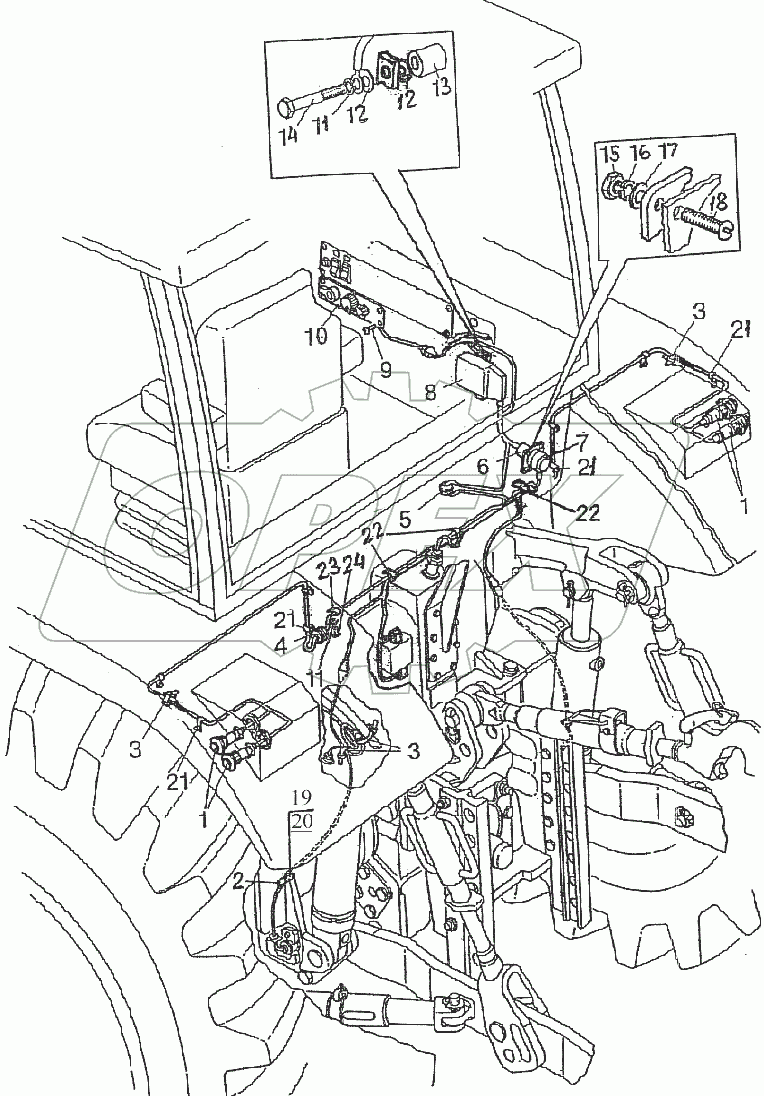  Управление навесным устройством
