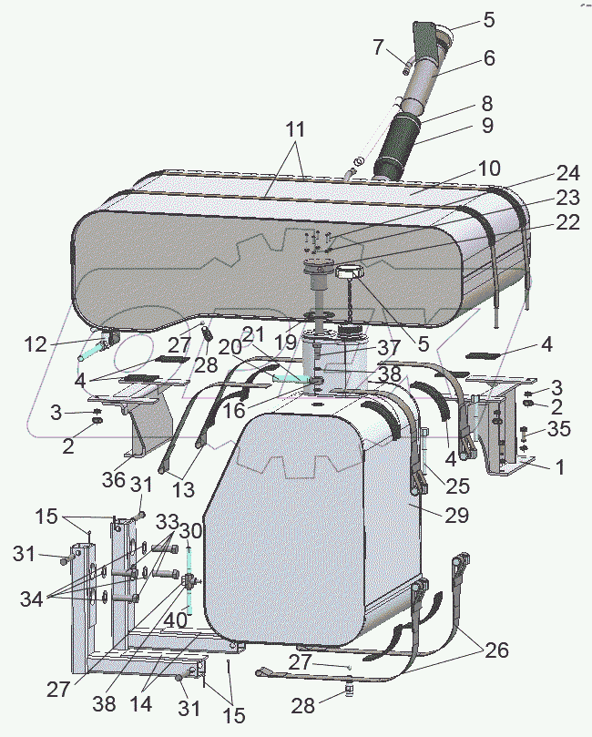  Баки топливные