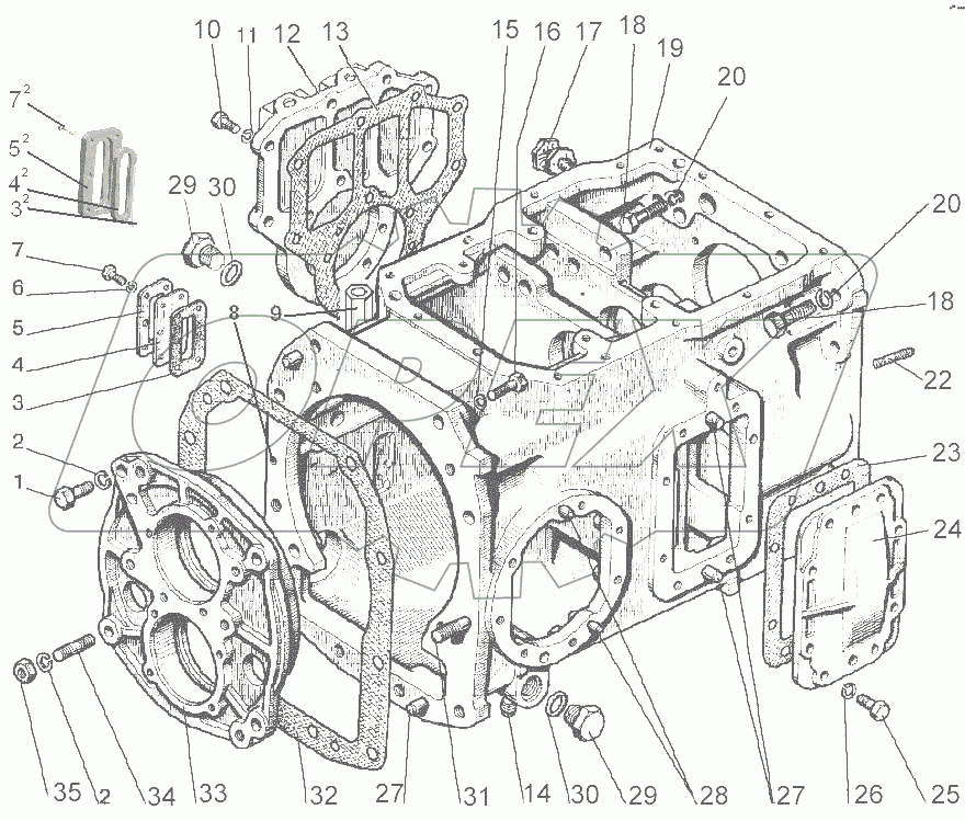  Коробка переда 1522-1700010