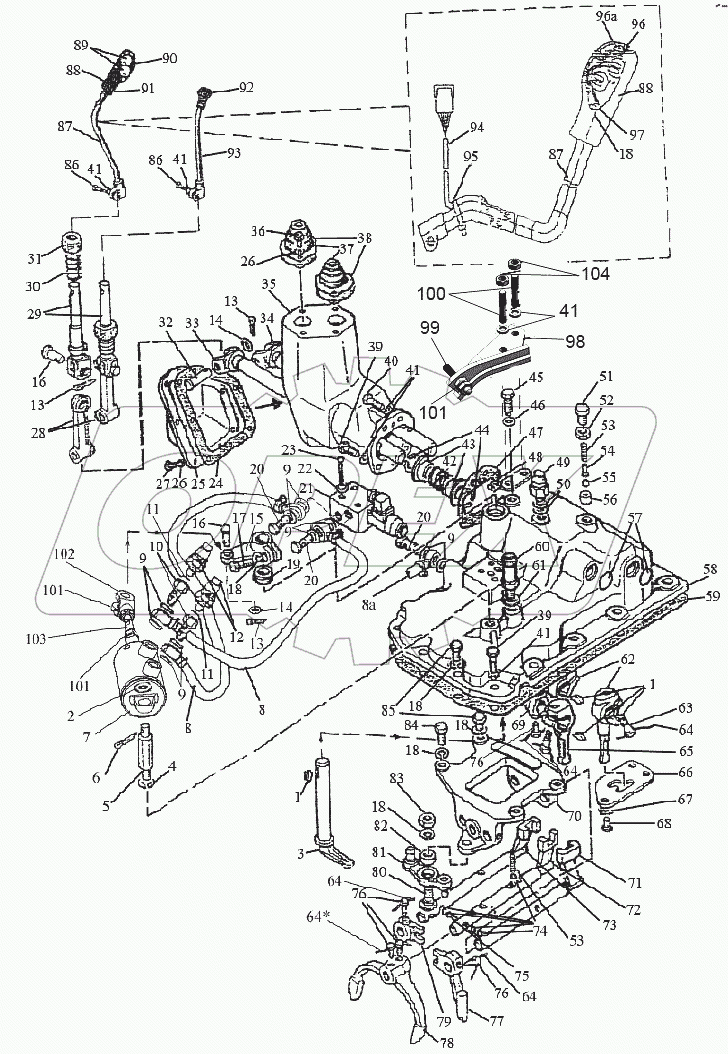  Механизм управления коробкой передач