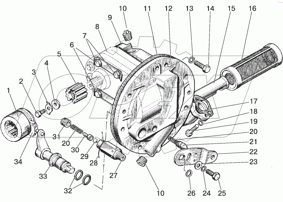  Привод насосов
