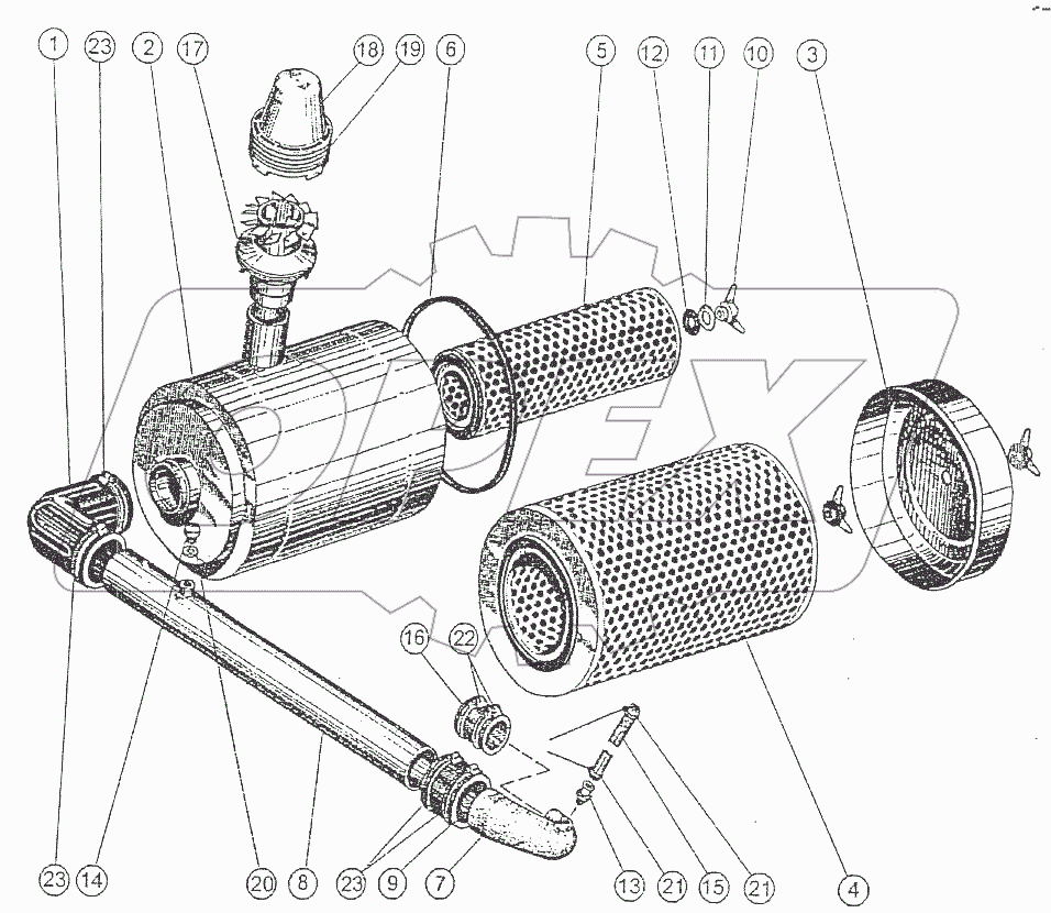  Тракт воздухоподводящий.