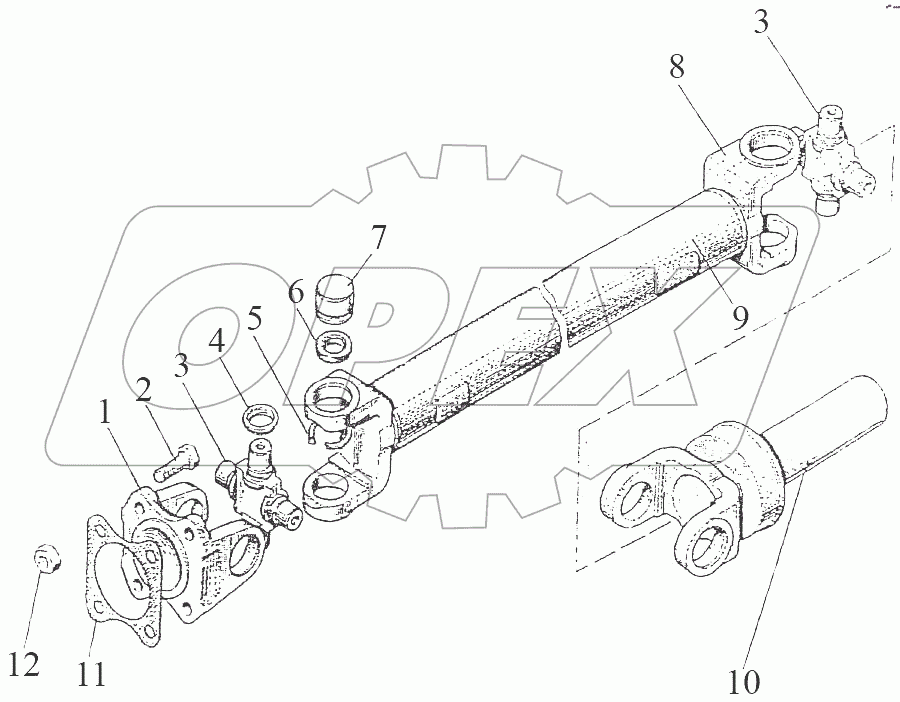  Привод карданный