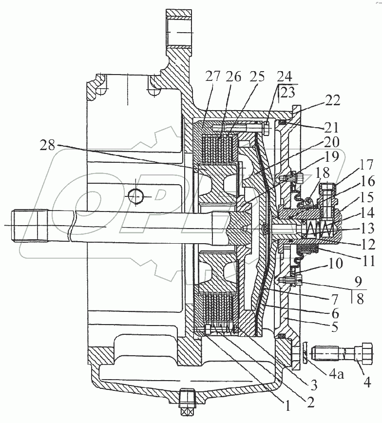  Муфта блокировки дифференциала «мокрая»