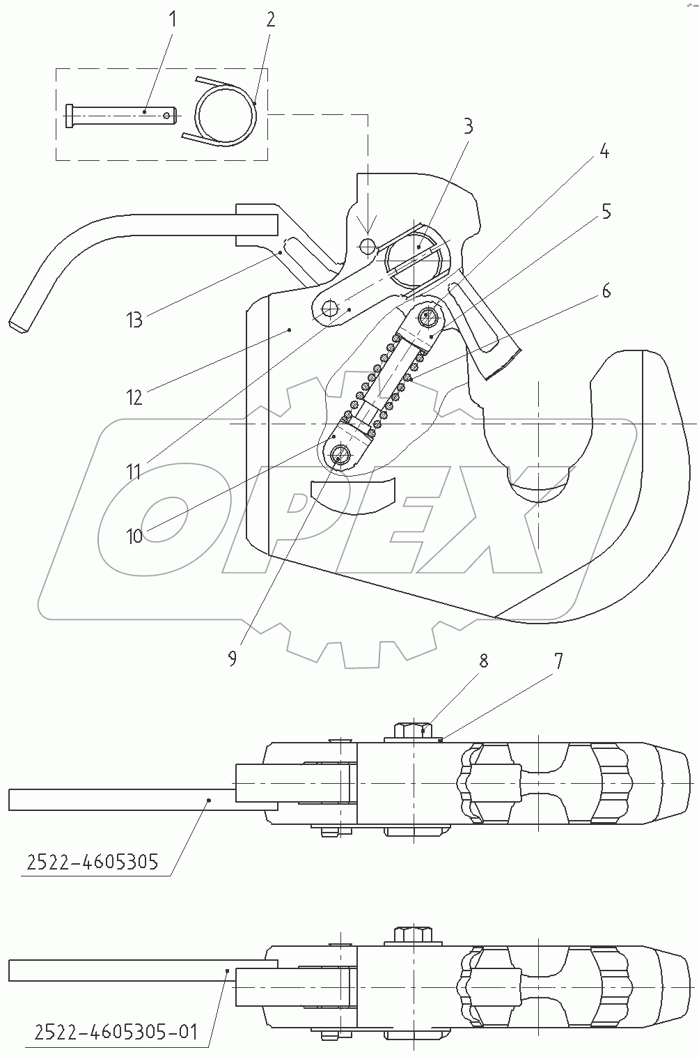  Захват 2522-4605300/-01 «МТЗ» 3кат.