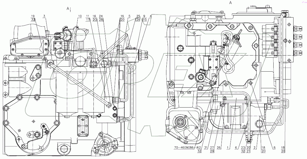  Гидросистема трансмиссии
