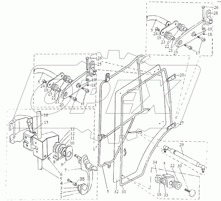  Дверь кабины