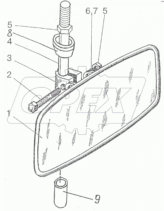  Зеркало внутреннее