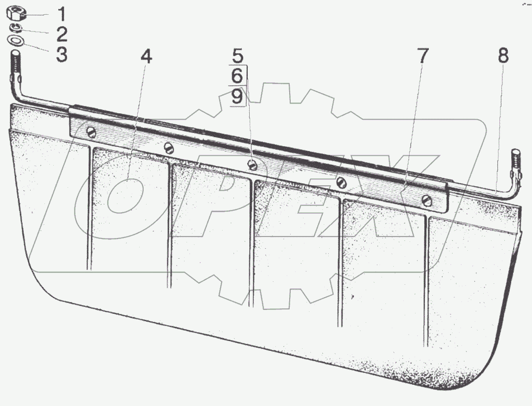  Козырек противосолнечный