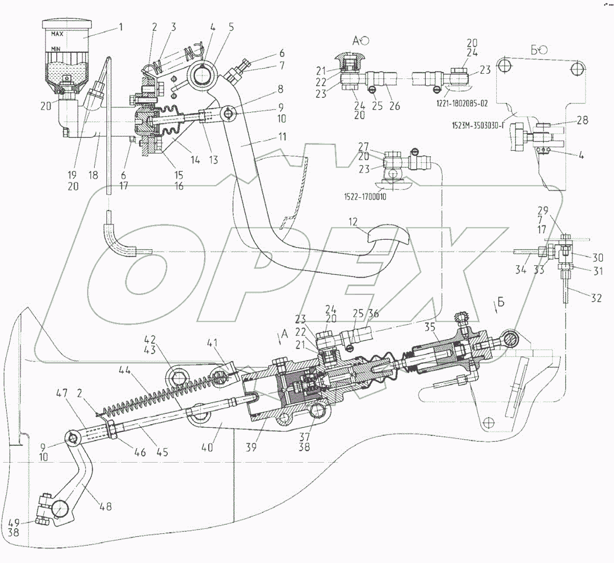  Управление сцеплением