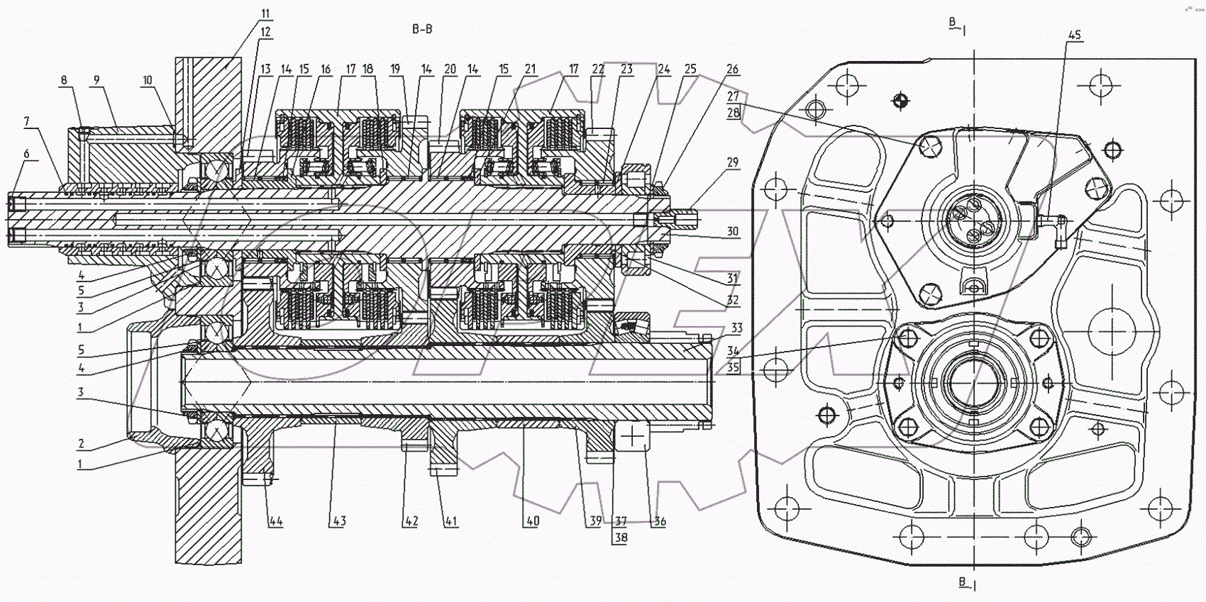  Узел передач
