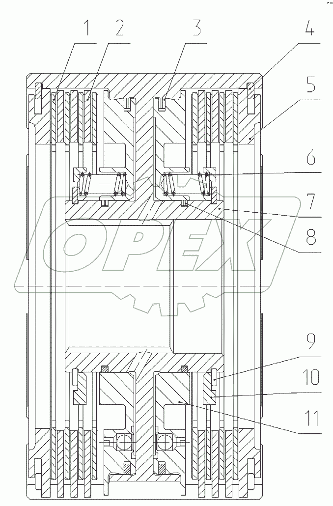  Узел передач. Фрикцион