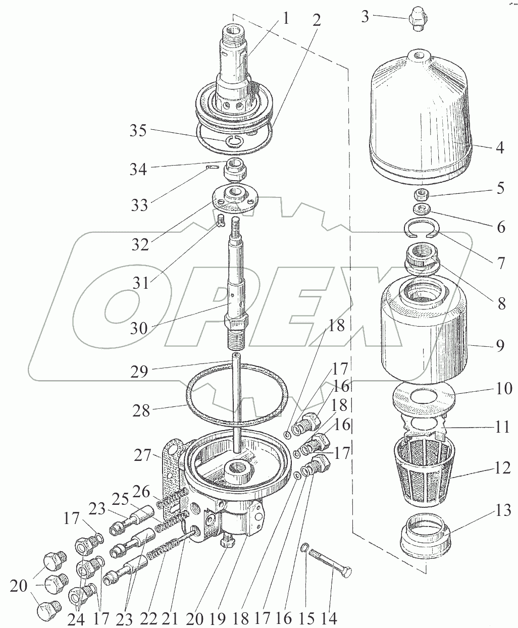  Фильтр-распределитель
