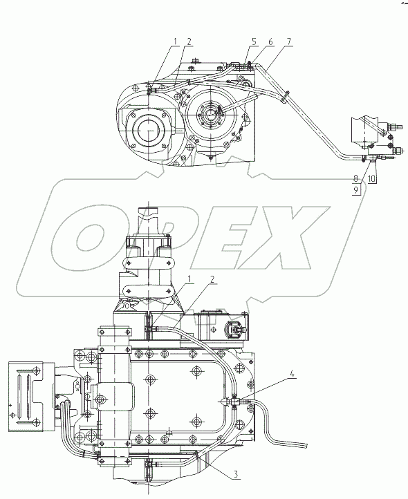  Система смазки заднего моста