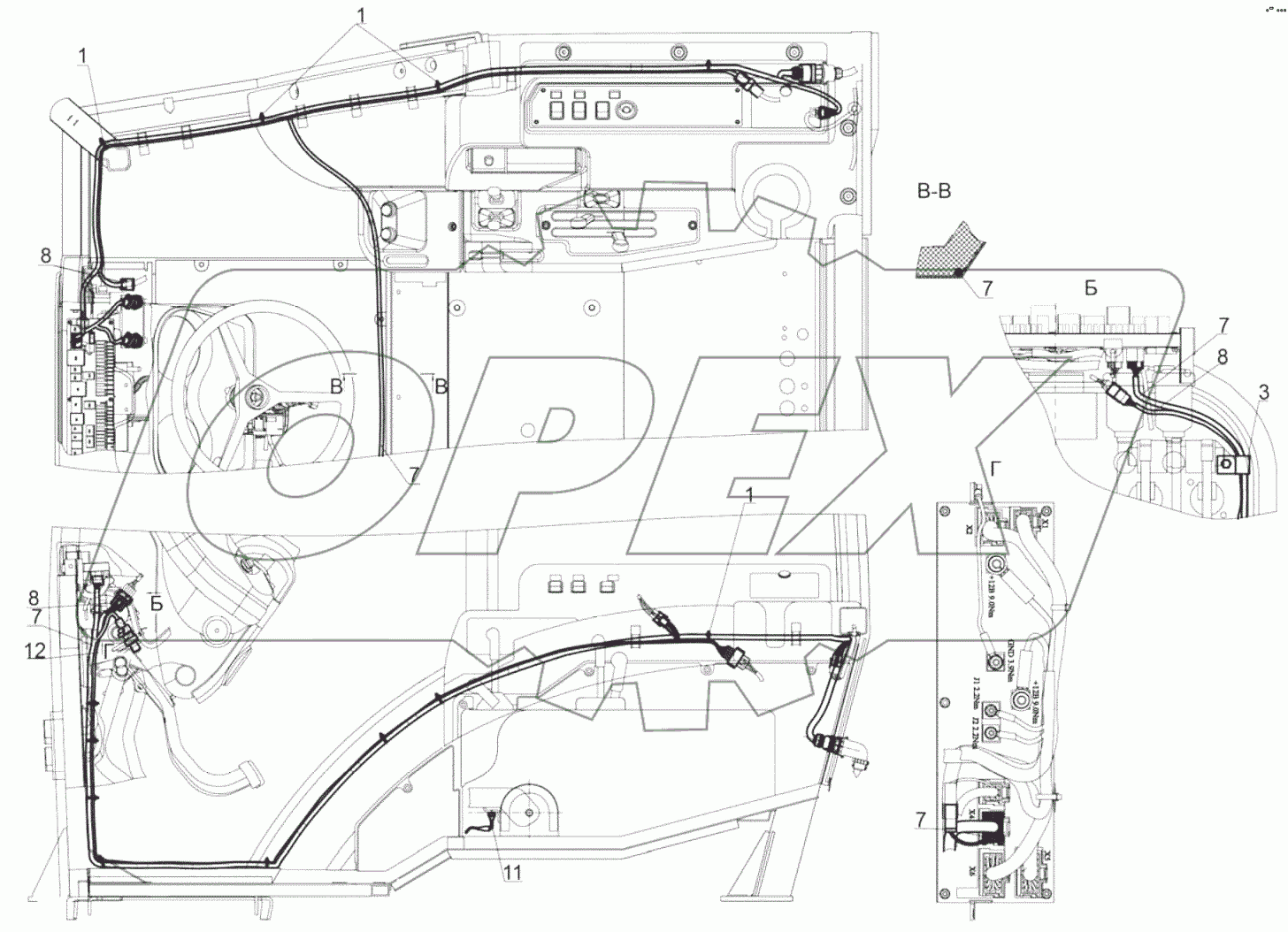  Электрооборудование кабины