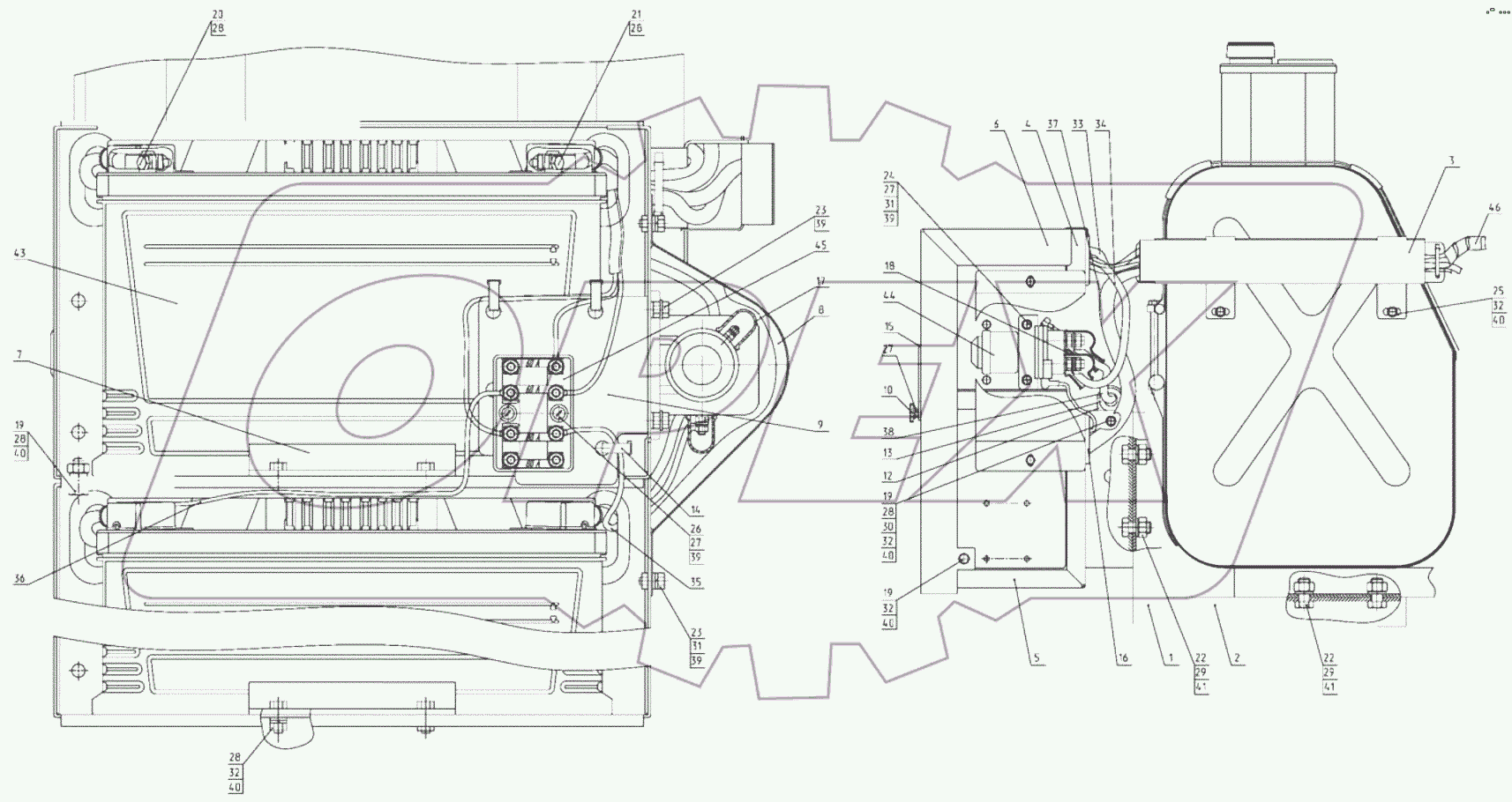 Установка батарей аккумуляторных
