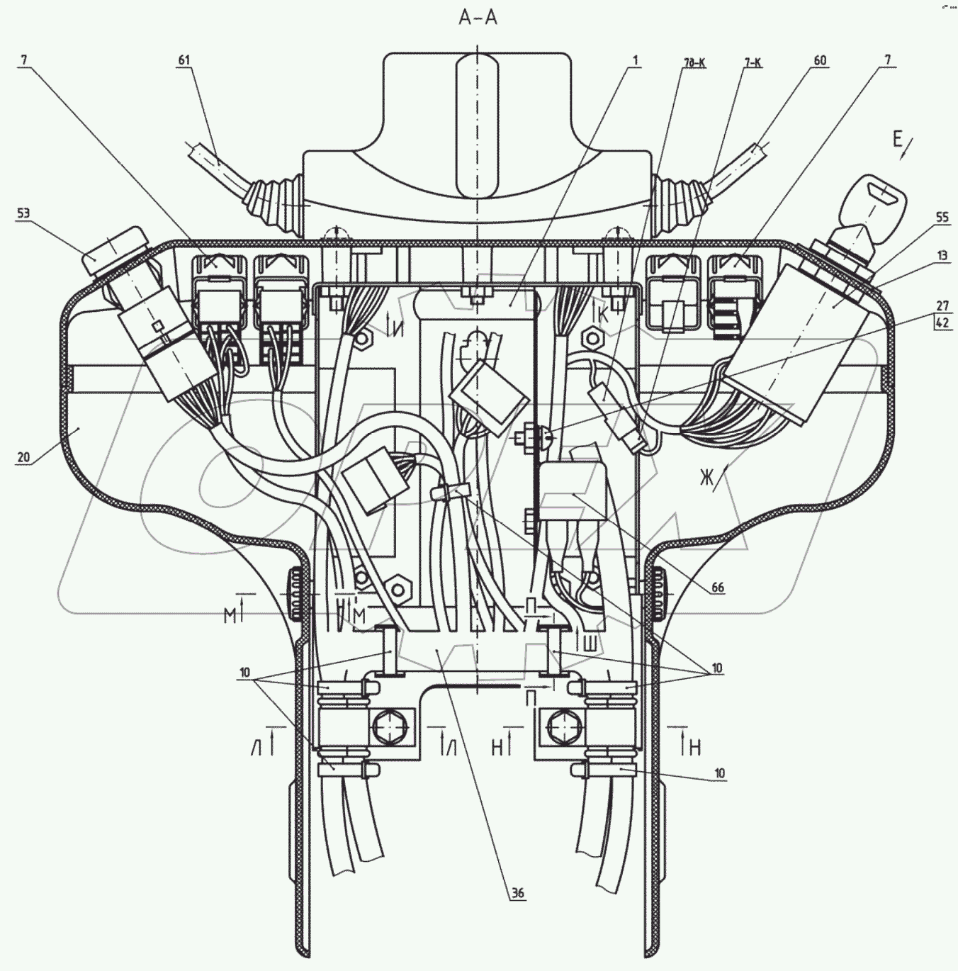  Щиток приборов