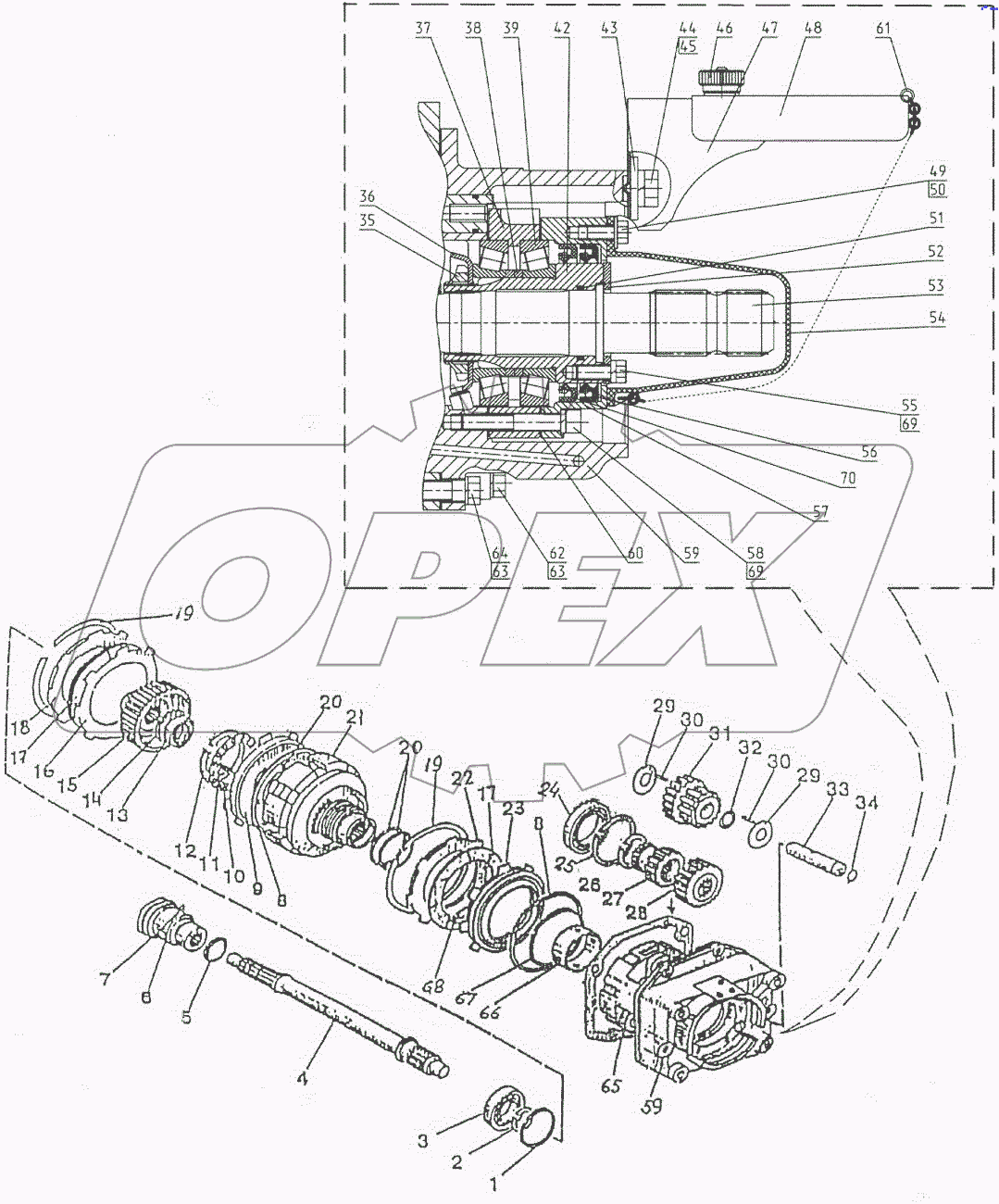  Вал отбора мощности