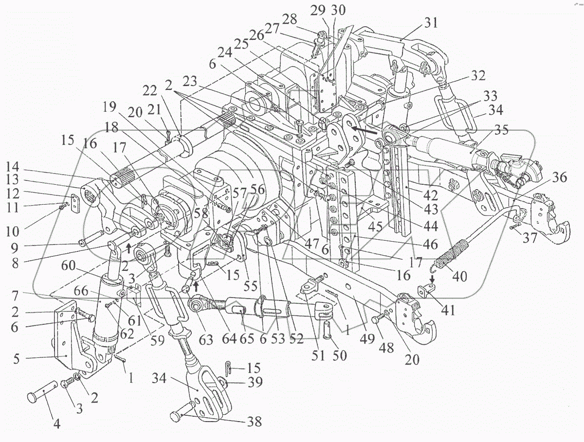  Устройство навесное