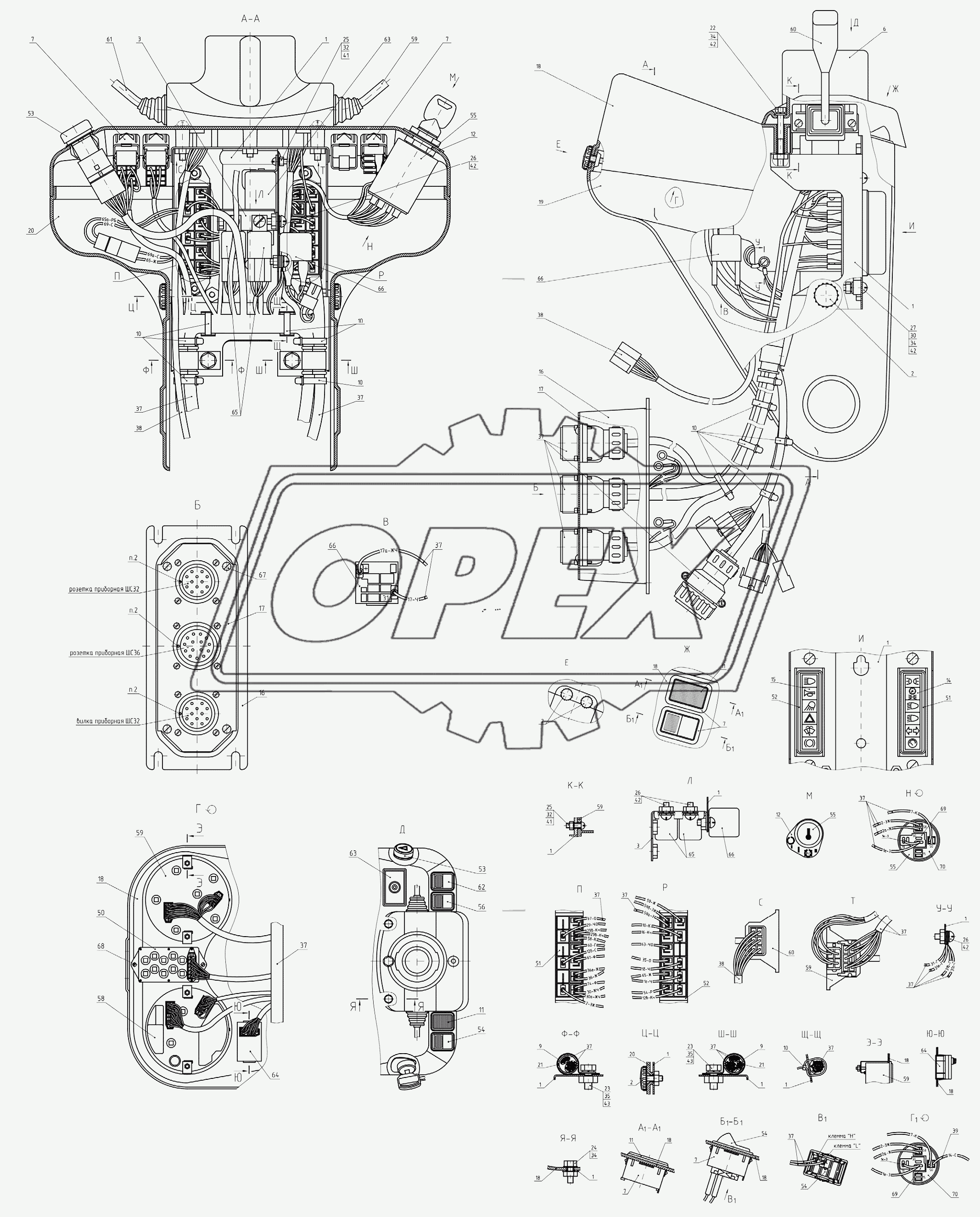 Щиток приборов 925-3805110-03