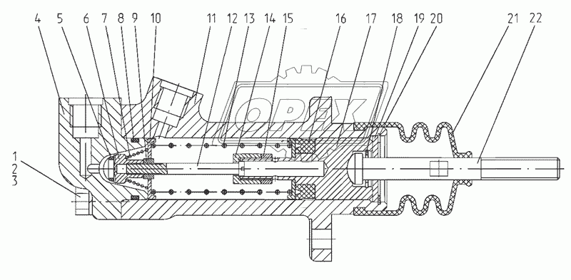 Цилиндр главный 2022-1602810