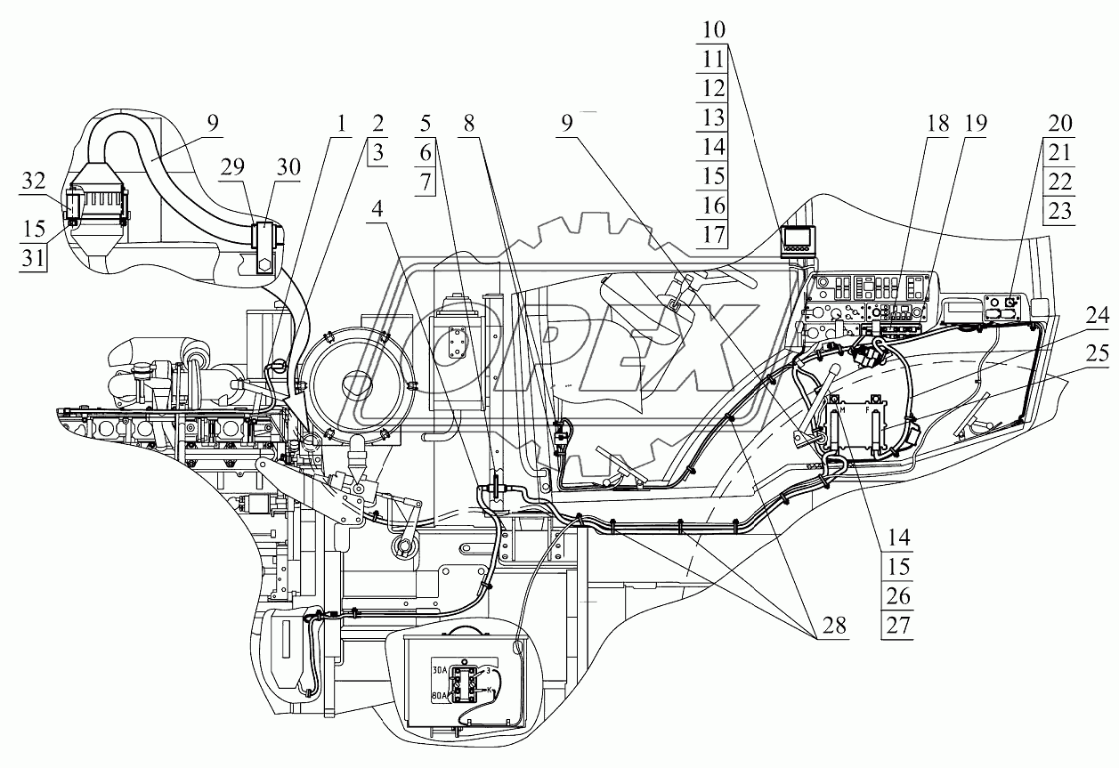 Управление двигателем «Deutz»
