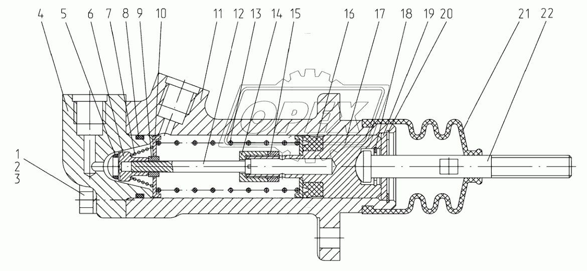 Цилиндр главный 2022-1602810