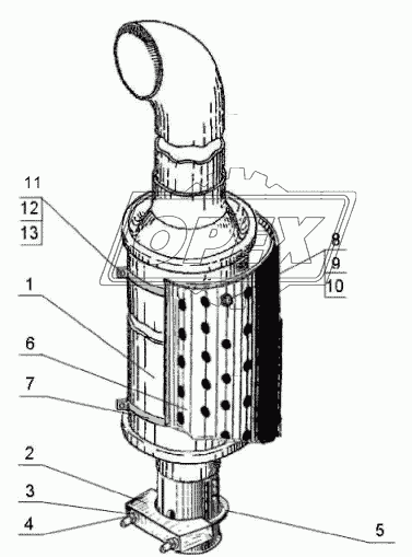 Глушитель 320-1205010-01