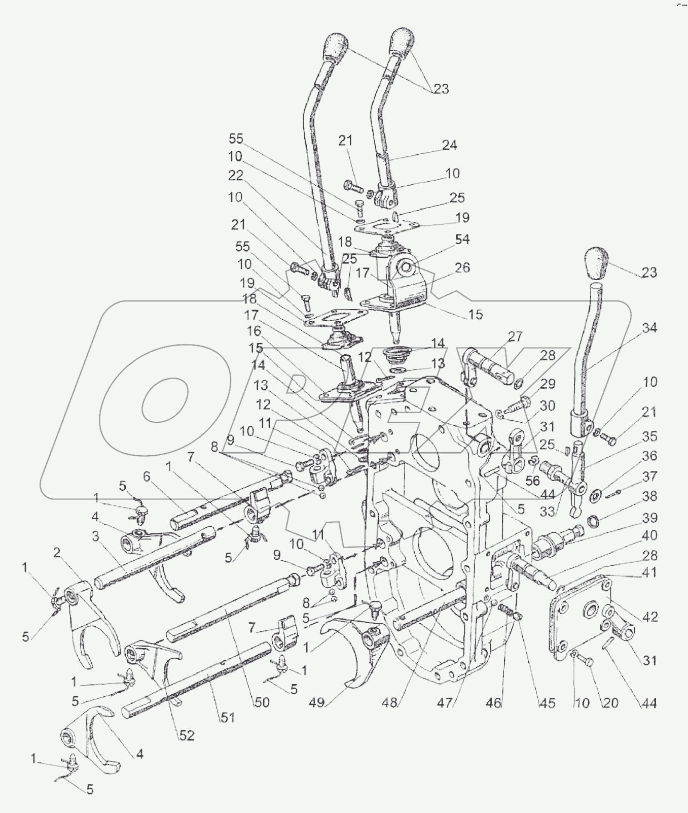 Механизм управления коробкой передач