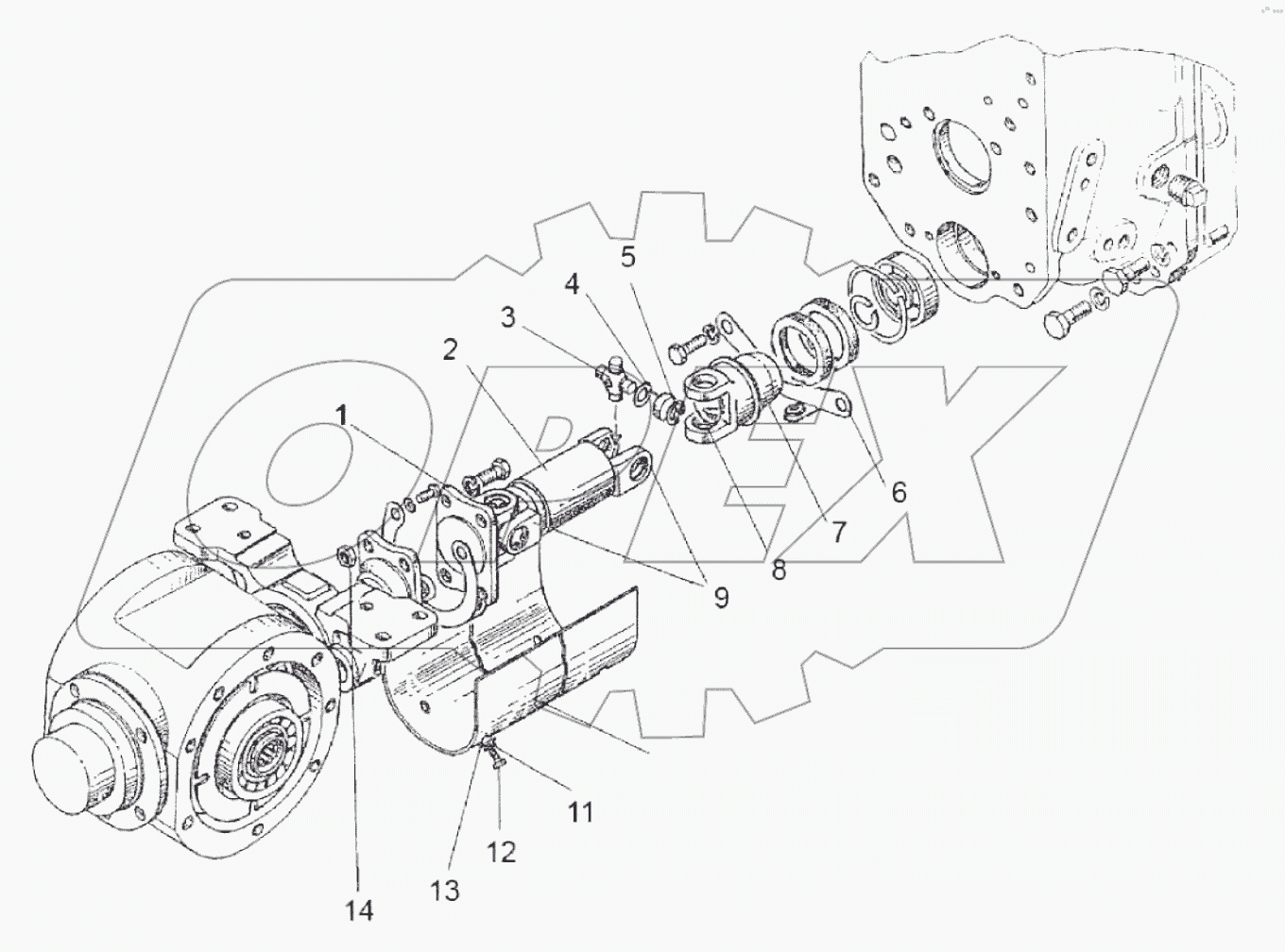 Привод карданный