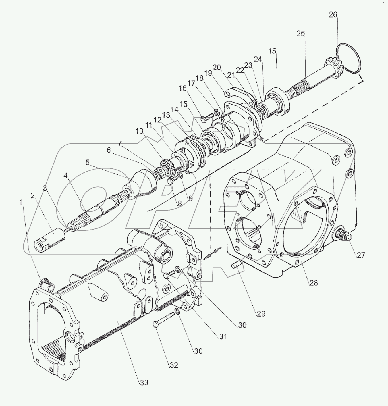 Корпус заднего моста