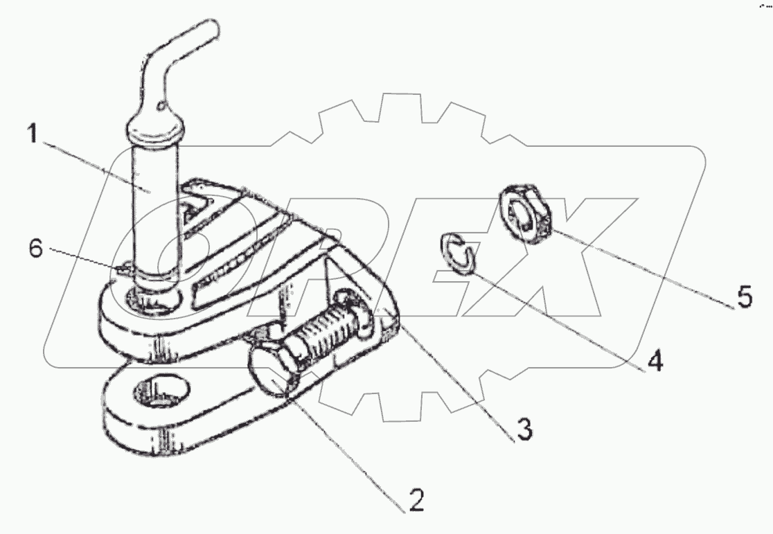 Буксир передний