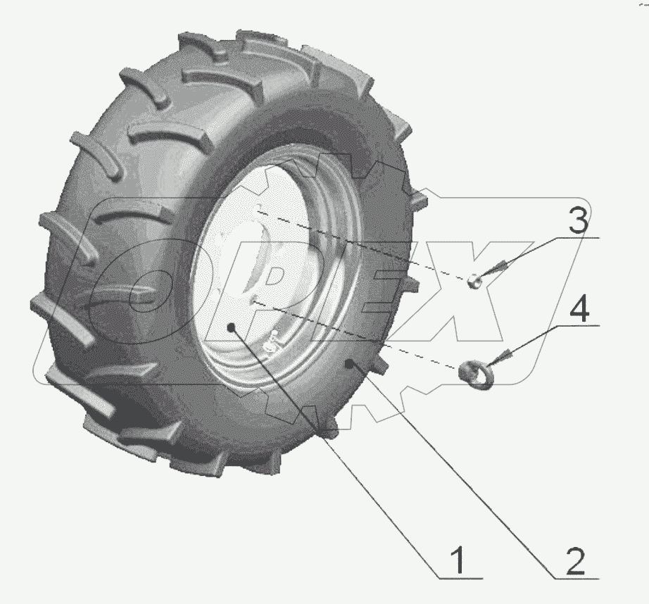 Колеса передние ведущие