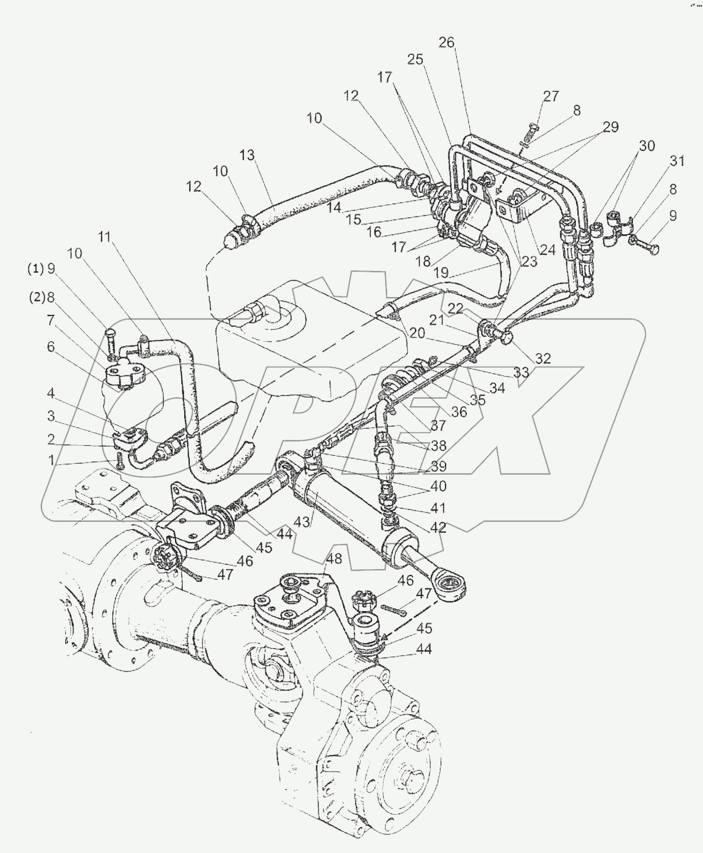 Управление рулевое гидрообъемное