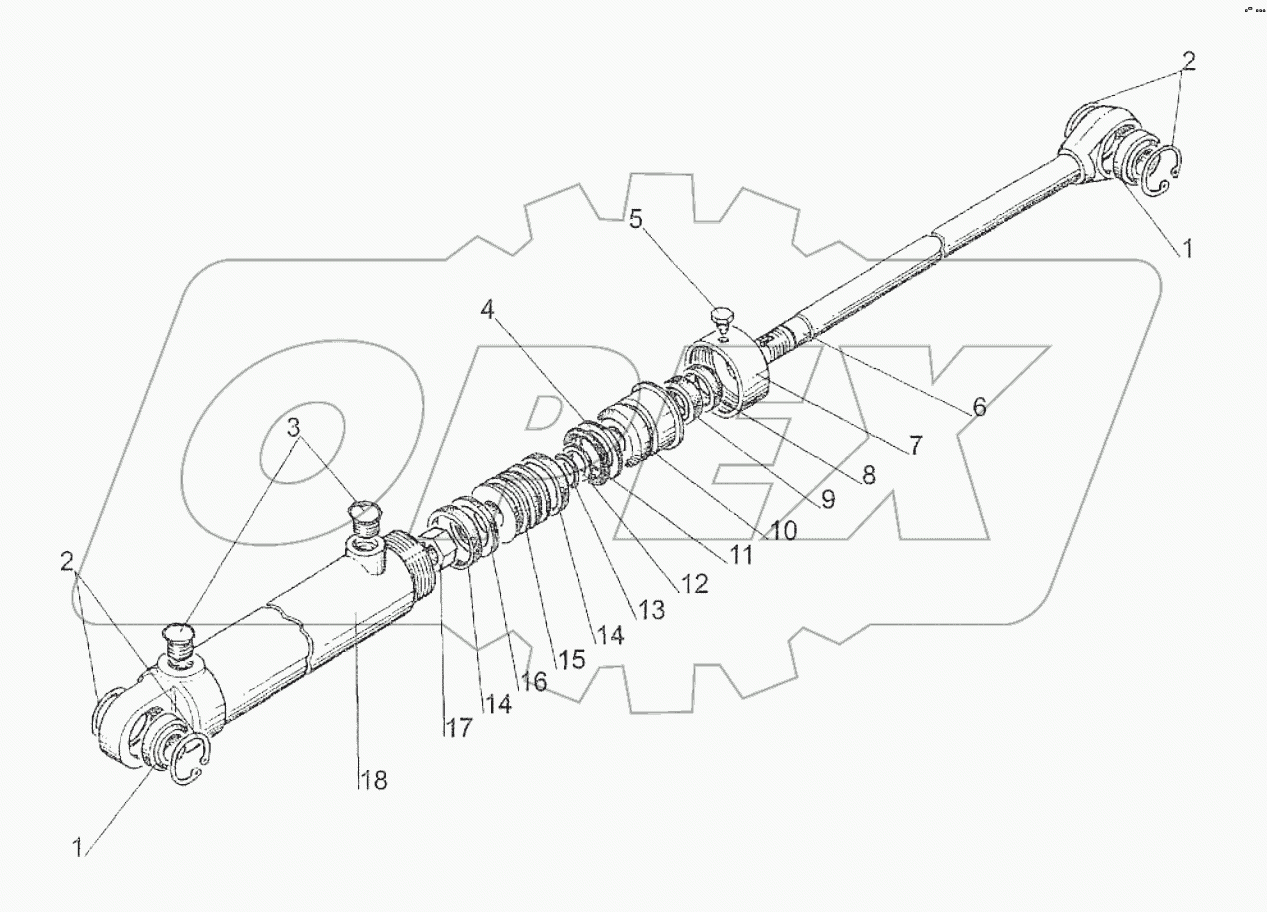 Цилиндр Ц40х160