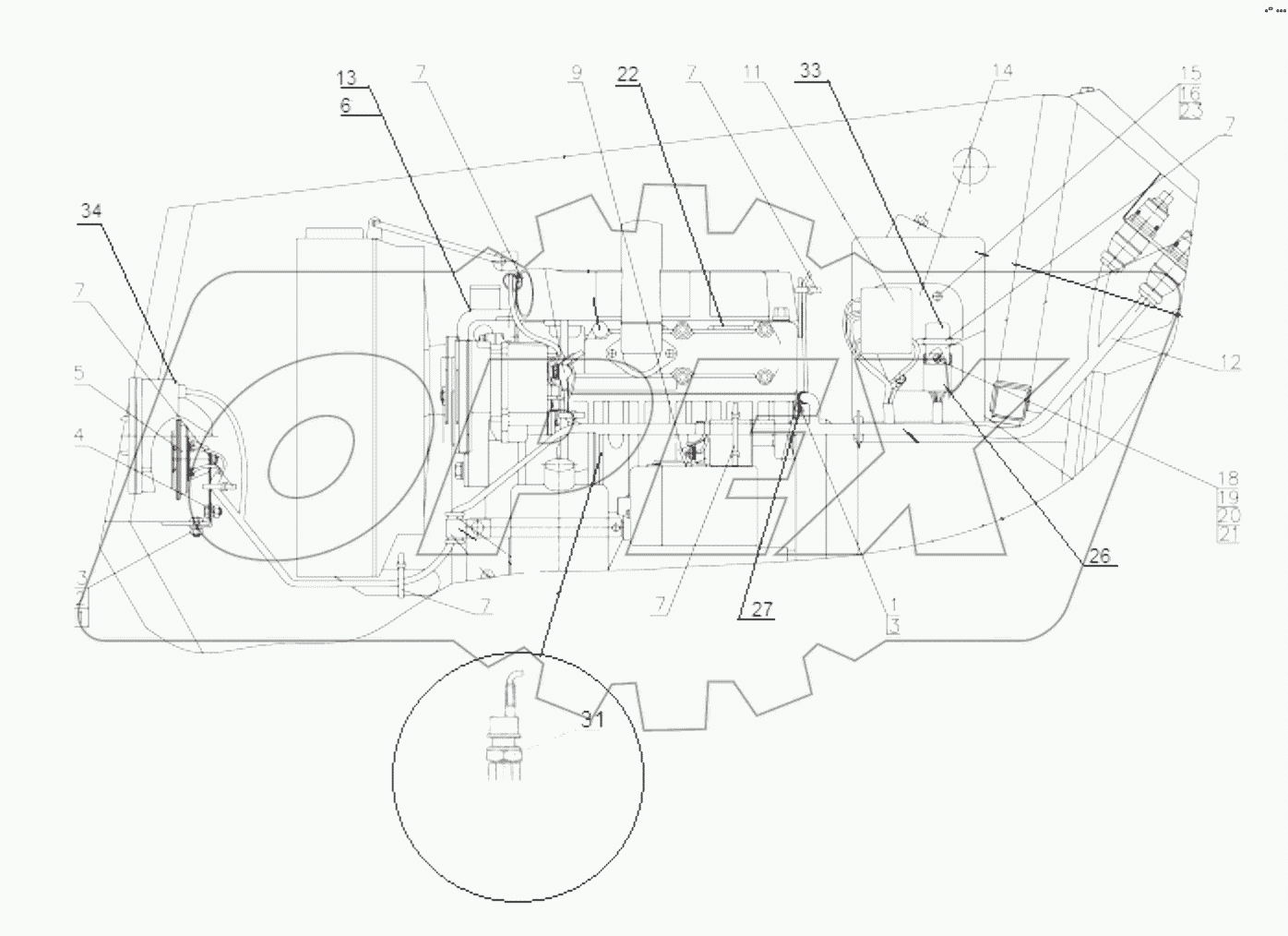 Электрооборудование двигателя