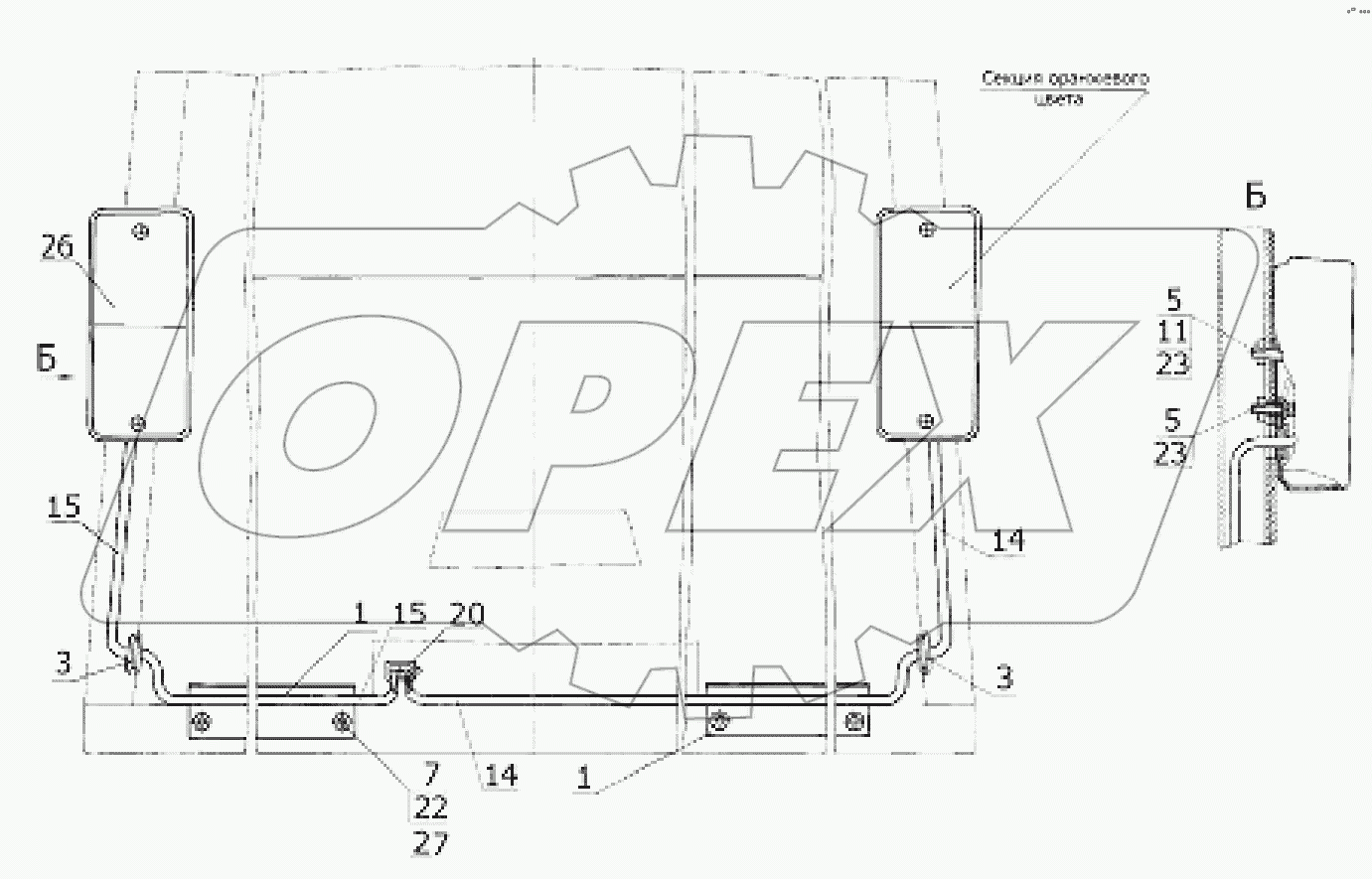 Установка фонарей передних