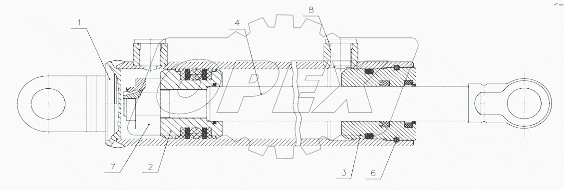 Гидроцилиндр Ц50х120
