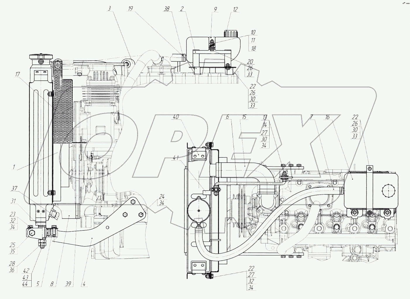 Радиатор водяной