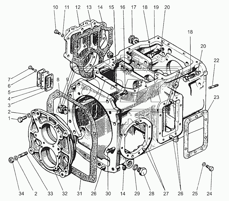 Коробка передач – Корпус